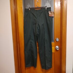 Lee's performance Nano care women's work pants green khaki size 16 NEW